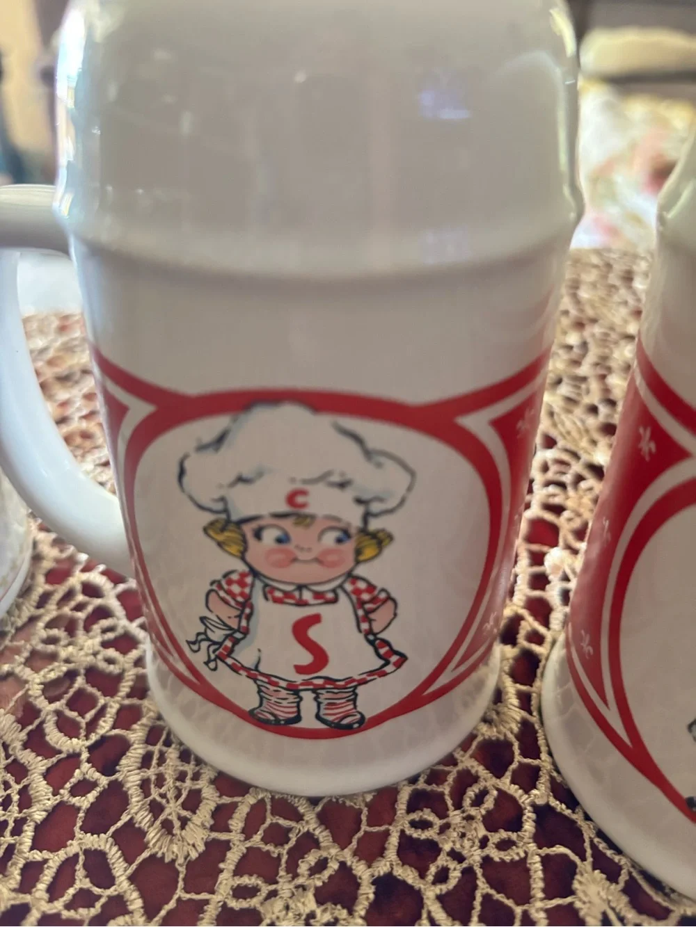 Campbell's Red & White Soup Mug and Shaker Set - Retro Kitchen Drinkware